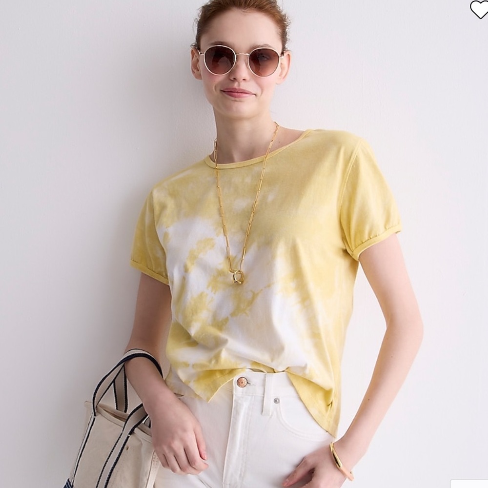 NWT J. Crew Made in the USA Tie Dye T-shirt